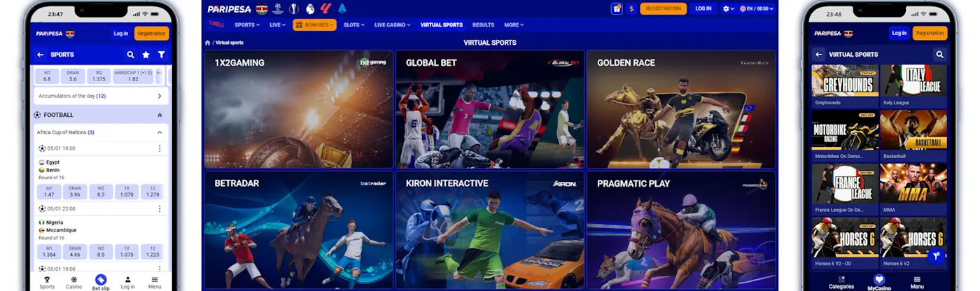 Paripesa Fantasy Sports Betting Desktop and Mobile View Screenshot